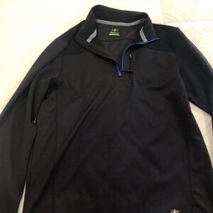 Nordic Mens Black Pullover Medium